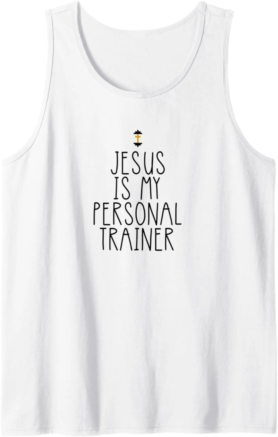 Jesus Is My Personal Trainer - Religious Workout Christian Tank Top
