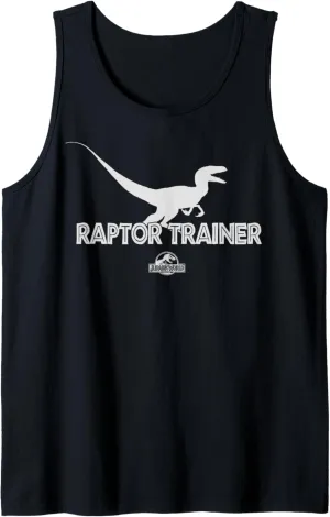 Jurassic World Raptor Trainer Silhouette Tank Top