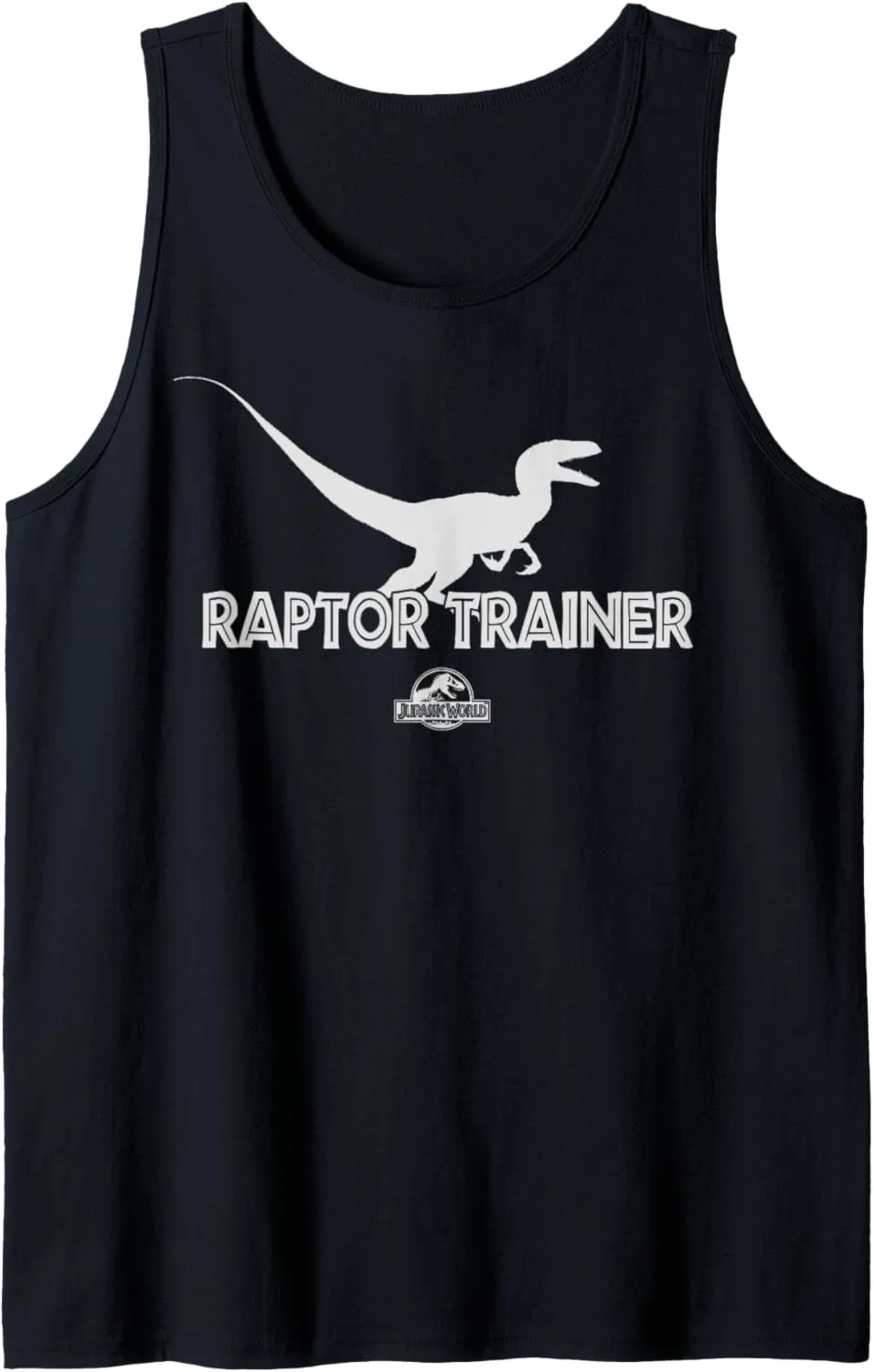 Jurassic World Raptor Trainer Silhouette Tank Top
