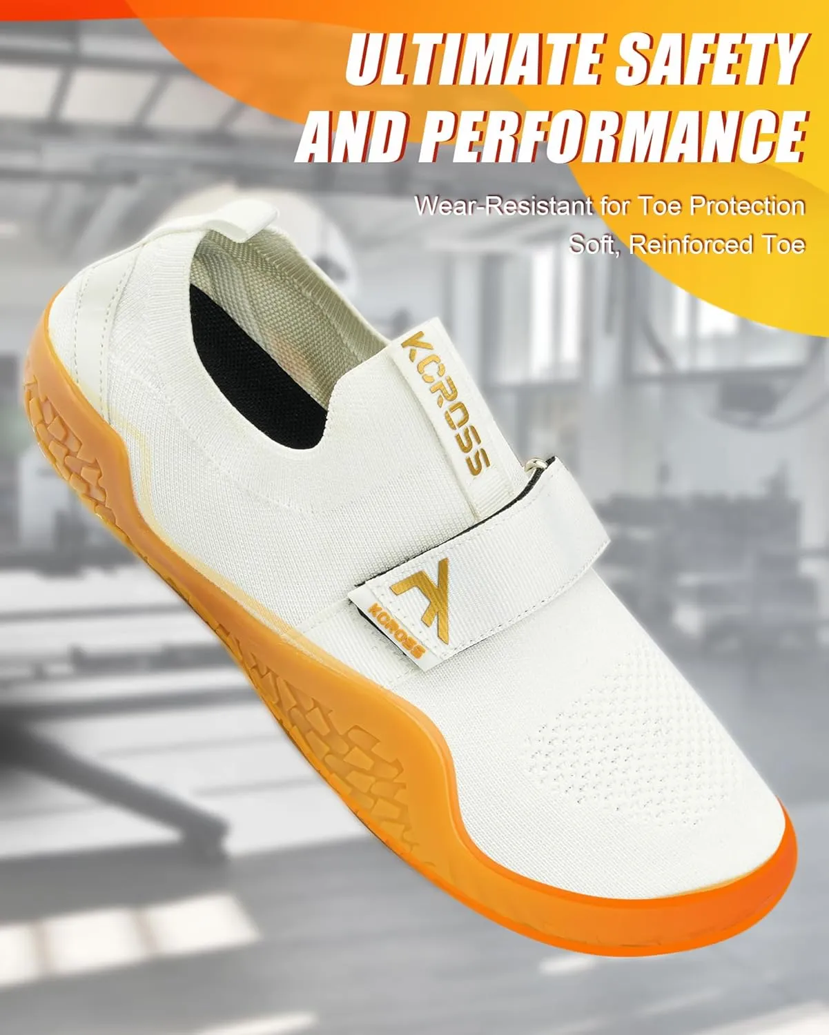 kcross Weightlifting Shoes Women, Deadlift Shoes for Men and Women Weight Lifting Shoes for Heavy Lifting Weight and Cross-Trainer, Gym Squat Shoes with Rubber Non-Slip Sole