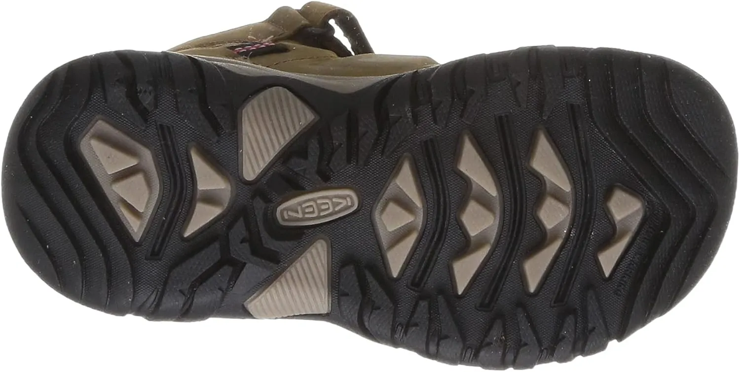 KEEN Unisex-Child Ridge Flex Mid Height Waterproof Leather Hiking Boots