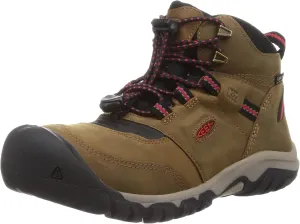 KEEN Unisex-Child Ridge Flex Mid Height Waterproof Leather Hiking Boots