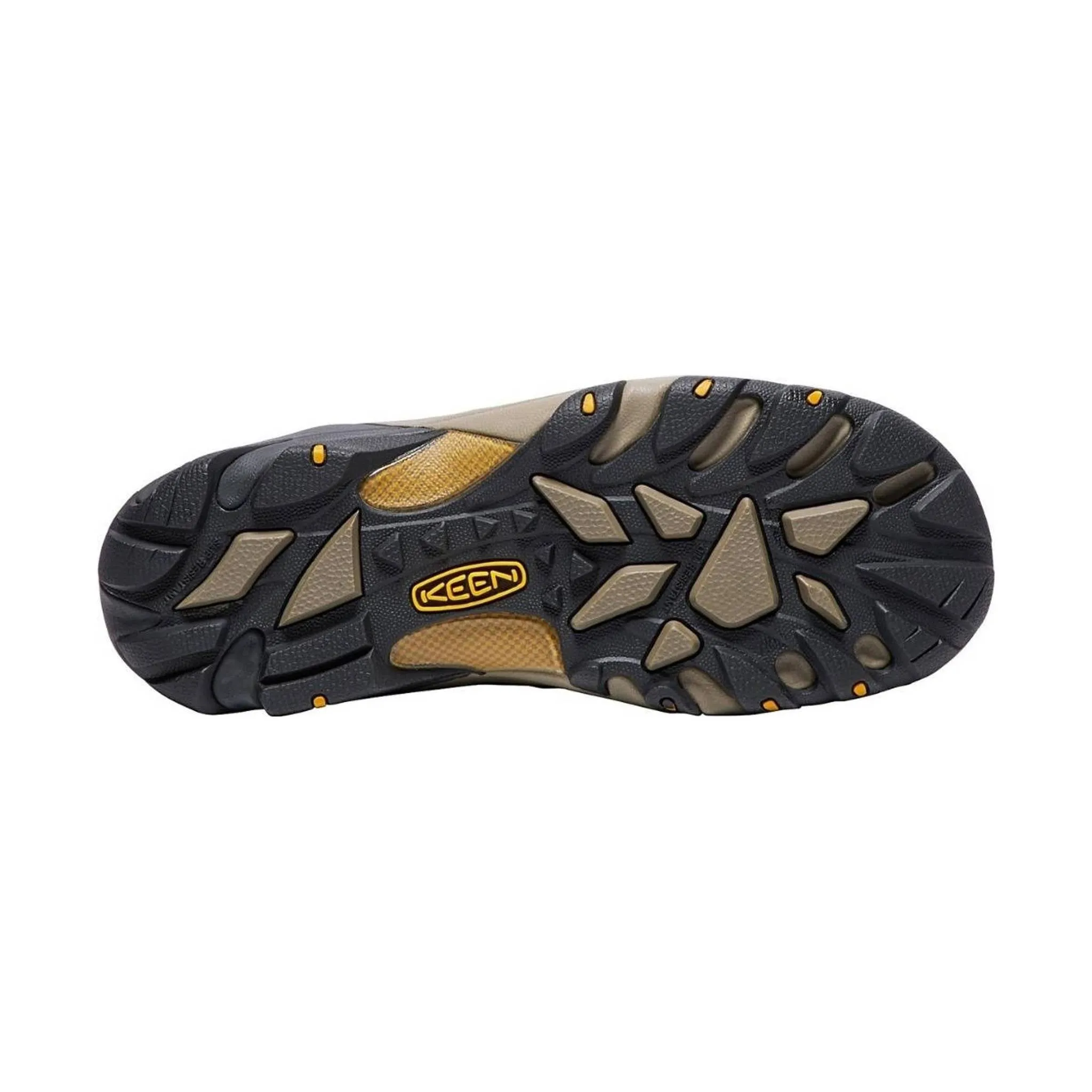 KEEN Utility Men's Lansing Mid Steel Toe Work Boot - Grey/Yellow