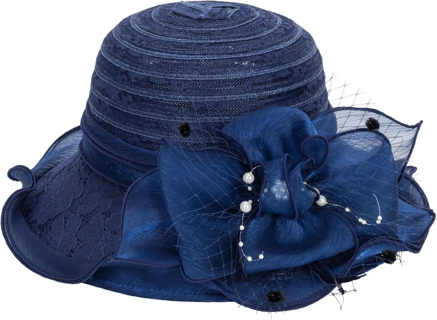 Kentucky Church Derby Hats for Women Wedding Tea Party Cloche Hat Fascinator Bowler Sun Hat Wedding Bride Dress Hat