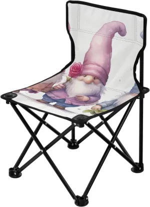 Kigai Folding Camping Chair Heavy Duty Chair Ultralight Compact Portable Beach Chair for Outdoor Camp, Hiking, Travel, Beach, Sporting Event and Picnic, Cute Elf