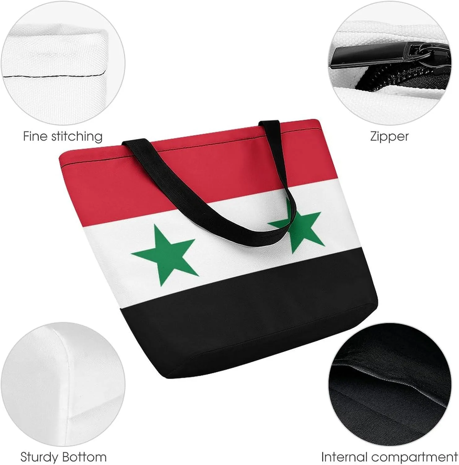 KiRYu Trendy British Antarctic Territory Flag Women's Large Shoulder Bag Perfect for Daily Errands and Shopping