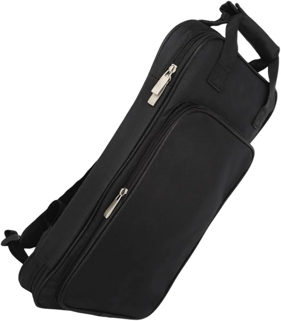 Kisangel Professional Drumstick Storage Bag Backpack Durable Oxford Cloth Capacity Accessory Organizer for Percussion Instruments and Mallets