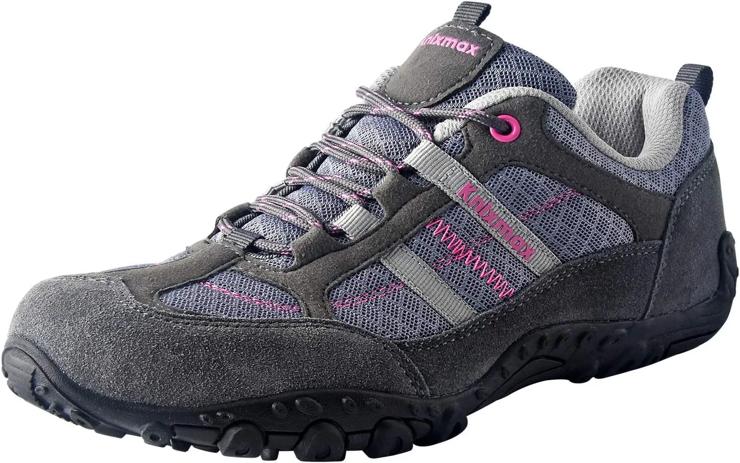 Knixmax Womens Hiking Shoes Lightweight Non-Slip Climbing Trekking Sneakers for Woman Camping Backpacking Shoe Summer Hiker Shoes