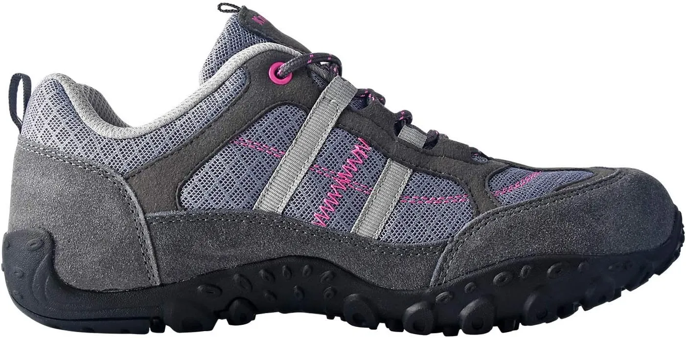 Knixmax Womens Hiking Shoes Lightweight Non-Slip Climbing Trekking Sneakers for Woman Camping Backpacking Shoe Summer Hiker Shoes