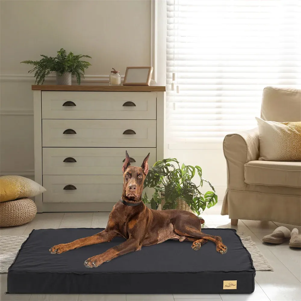 Large Orthopedic Waterproof Dog Bed with Removable Cover