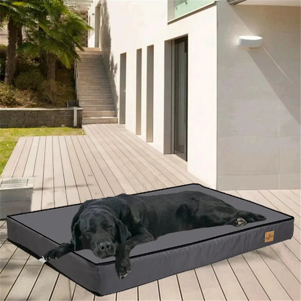 Large Orthopedic Waterproof Dog Bed with Removable Cover