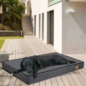 Large Orthopedic Waterproof Dog Bed with Removable Cover