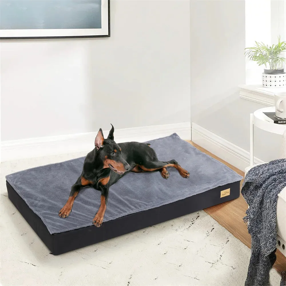 Large Orthopedic Waterproof Dog Bed with Removable Cover
