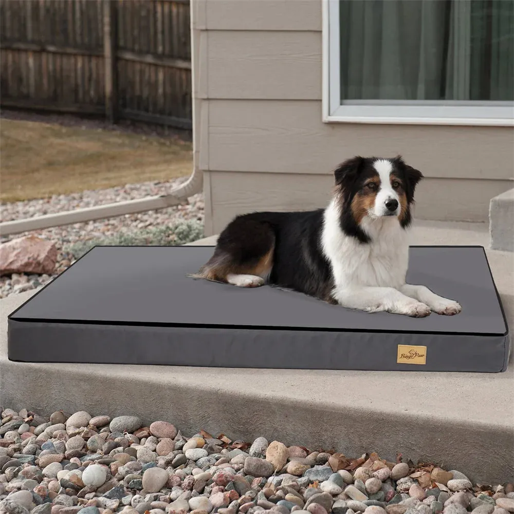 Large Orthopedic Waterproof Dog Bed with Removable Cover