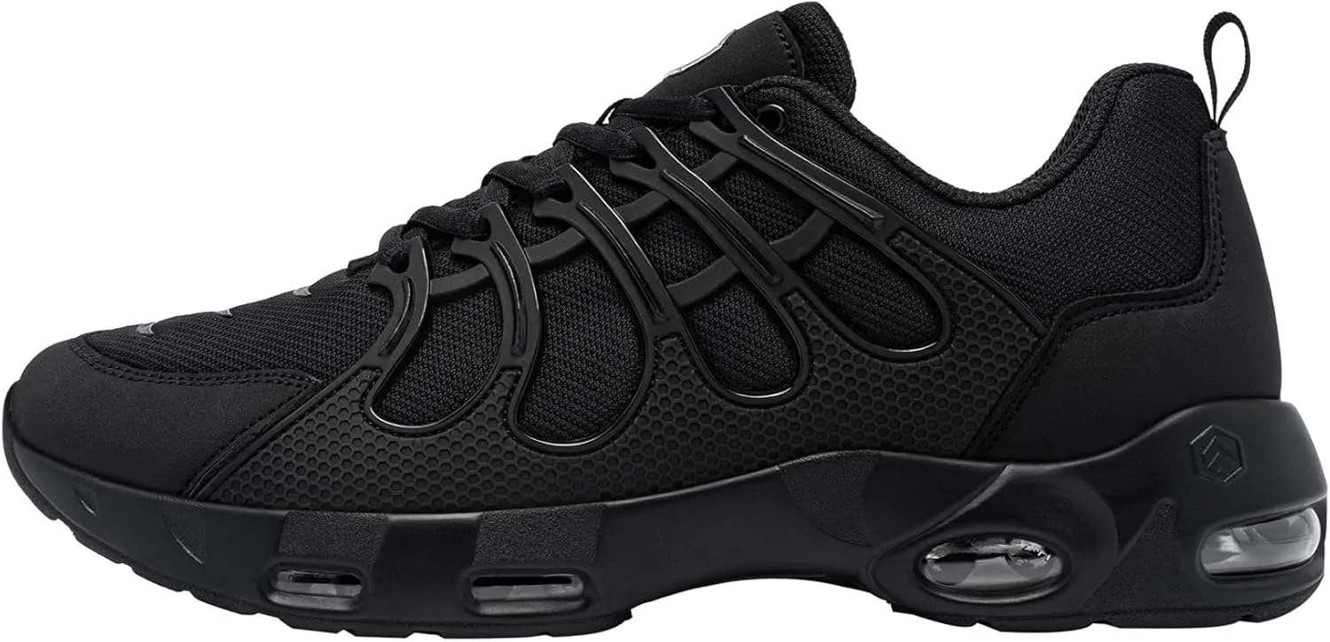 LARNMERN Non Slip Work Shoes for Men Slip Resistant Sneakers Casual Comfort Walking Mens Chef Kitchen Breathable Air Cushion Wide Width