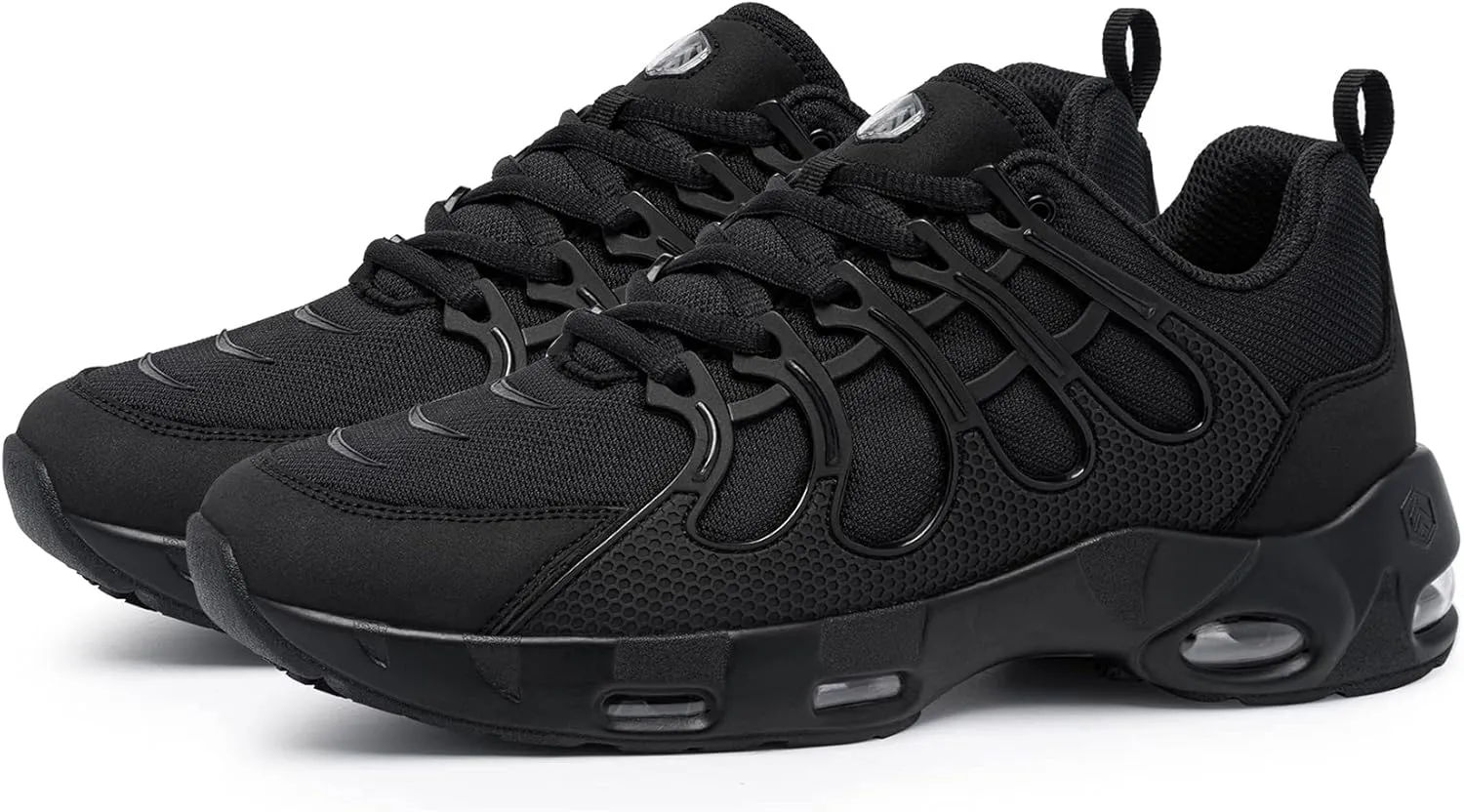 LARNMERN Non Slip Work Shoes for Men Slip Resistant Sneakers Casual Comfort Walking Mens Chef Kitchen Breathable Air Cushion Wide Width