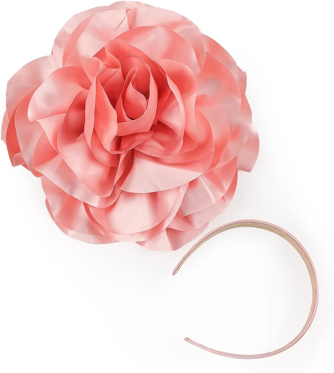 LATIMOON Flower Fascinator for Women Tea Party Derby Hat Cocktail Wedding Bridal Fascinators Headband for Women