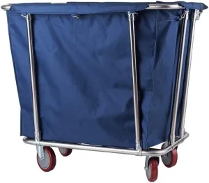 Laundry Sorter Laundry Basket Medical Cart Houseware Heavy-Duty Rolling Laundry Hamper Sorter Cart, Wheeled Commercial Hotel Trolley Bin with Removable Bag Laundry Trolley