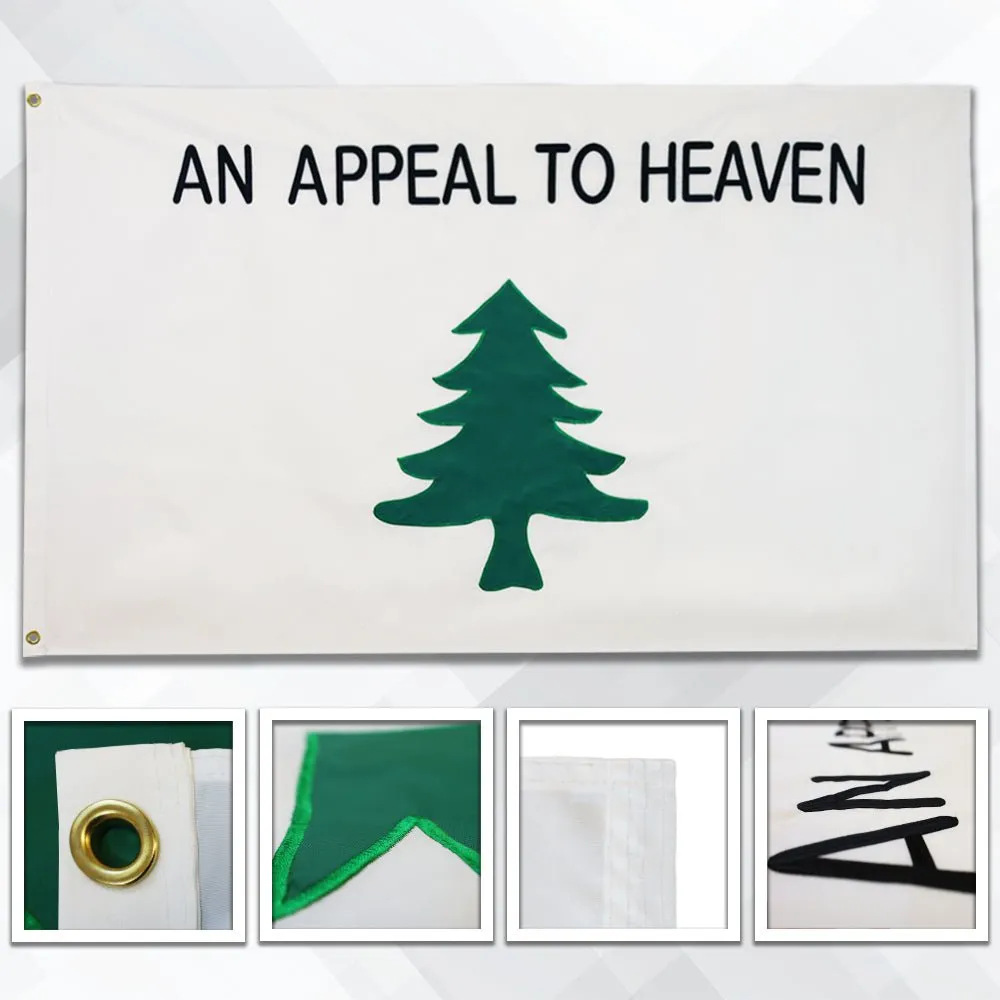 Liberty Tree Embroidered Flag 3x5ft