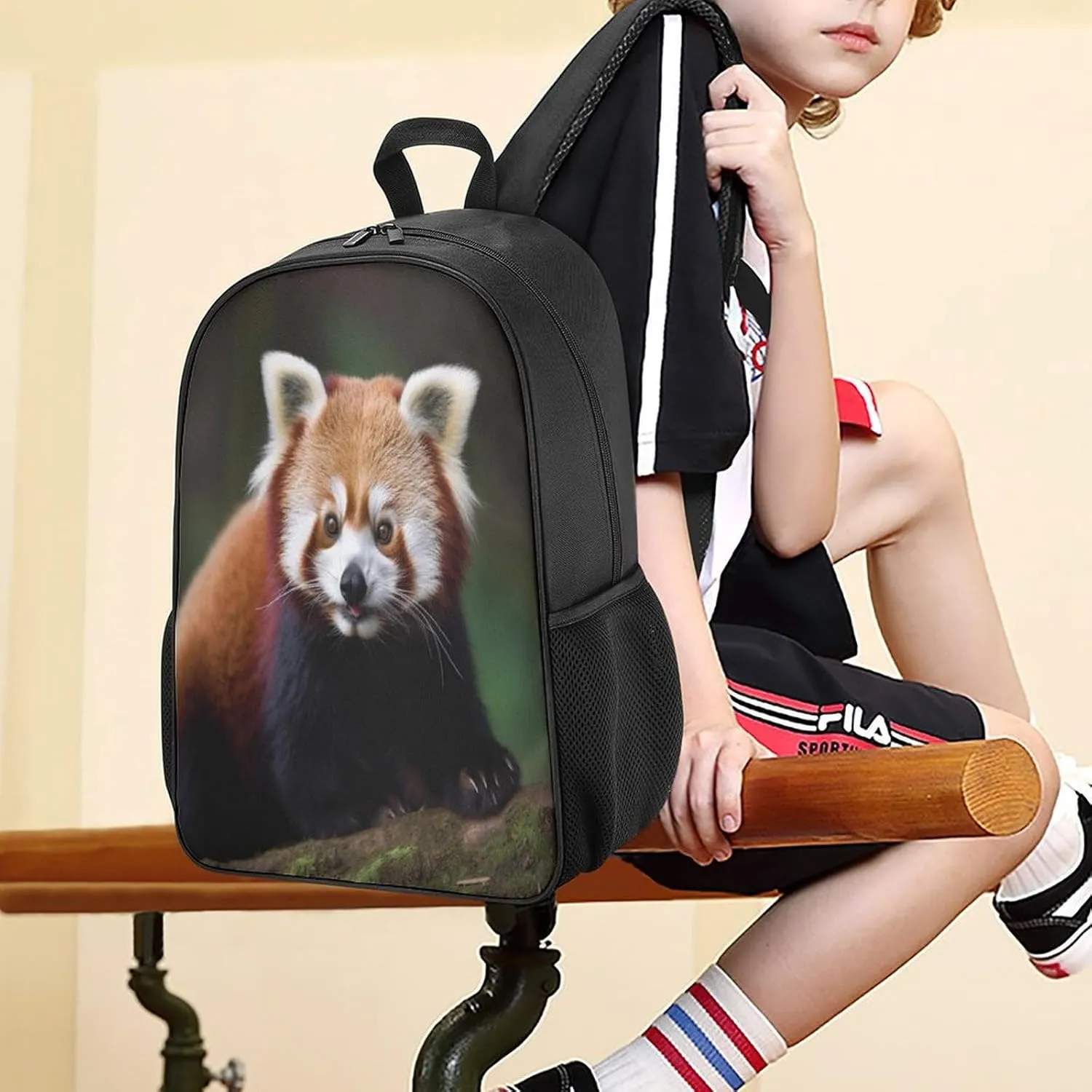 Lightweight Backpacks Cute Travel Bag Durable Animal Redwood Printing Small Travel Backpack For Women & Men