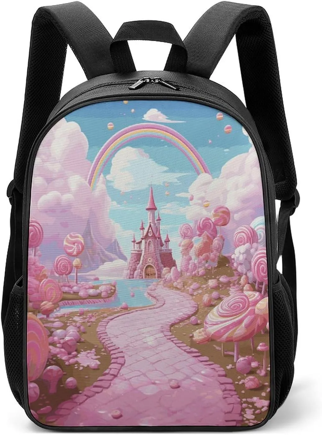 Lightweight Backpacks Cute Travel Bag Durable Candy Land Printing Small Travel Backpack For Women & Men