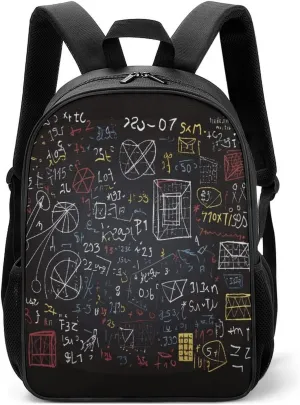 Lightweight Backpacks Cute Travel Bag Durable Mathematics And Physics Printing Small Travel Backpack For Women & Men