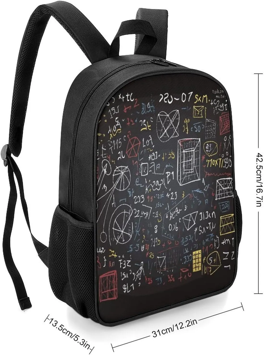 Lightweight Backpacks Cute Travel Bag Durable Mathematics And Physics Printing Small Travel Backpack For Women & Men