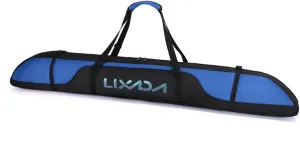 Lixada Ski Travel Bag Oxford Cloth 63‘’/160cm with Internal Strap Durable Ski Bag with Adjustable Shoulder Strap for Skiing Skating