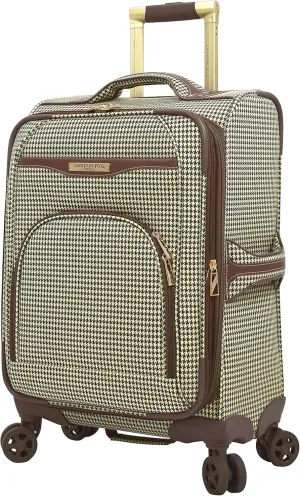 London Fog Oxford III Expandable Spinner, Olive, Carry-On 20-Inch