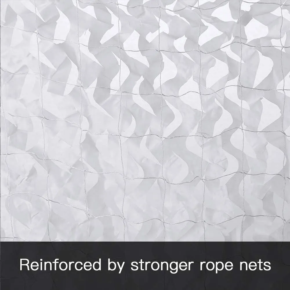 LOOGU Custom Woodland Camo Netting Camping Military Hunting Camouflage Net 6.5 x 10ft, 6.5 x 26ft, 10 x 10ft, 10 x 13ft, 10 x 16.5ft, 13 x 16.5ft, 16.5 x 20ft, 20 x 20ft
