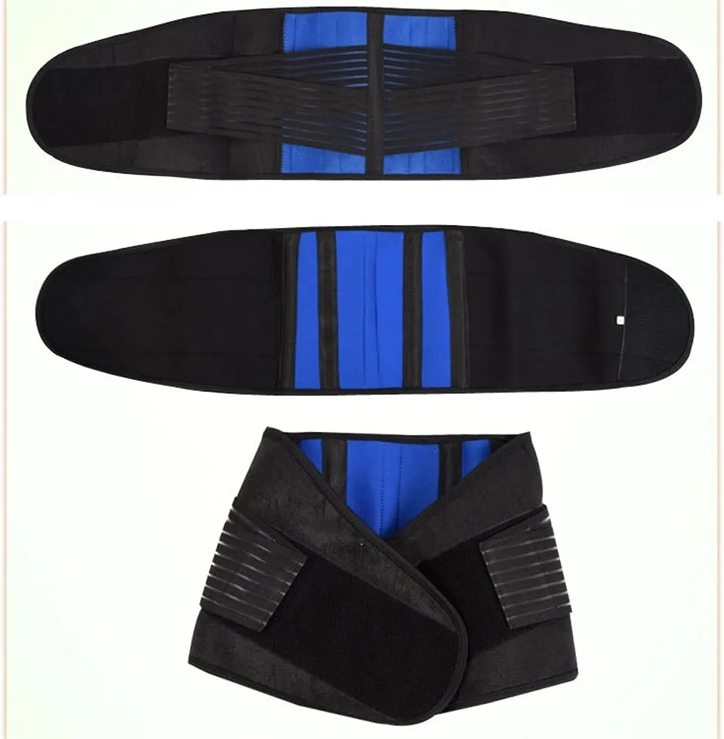 Lumbar Brace Back Support Belt Slimming Shapers Belt Waist Trainer Belt Workout for Men Women Weight Loss Fitness Fat Burner Back Support Corrector