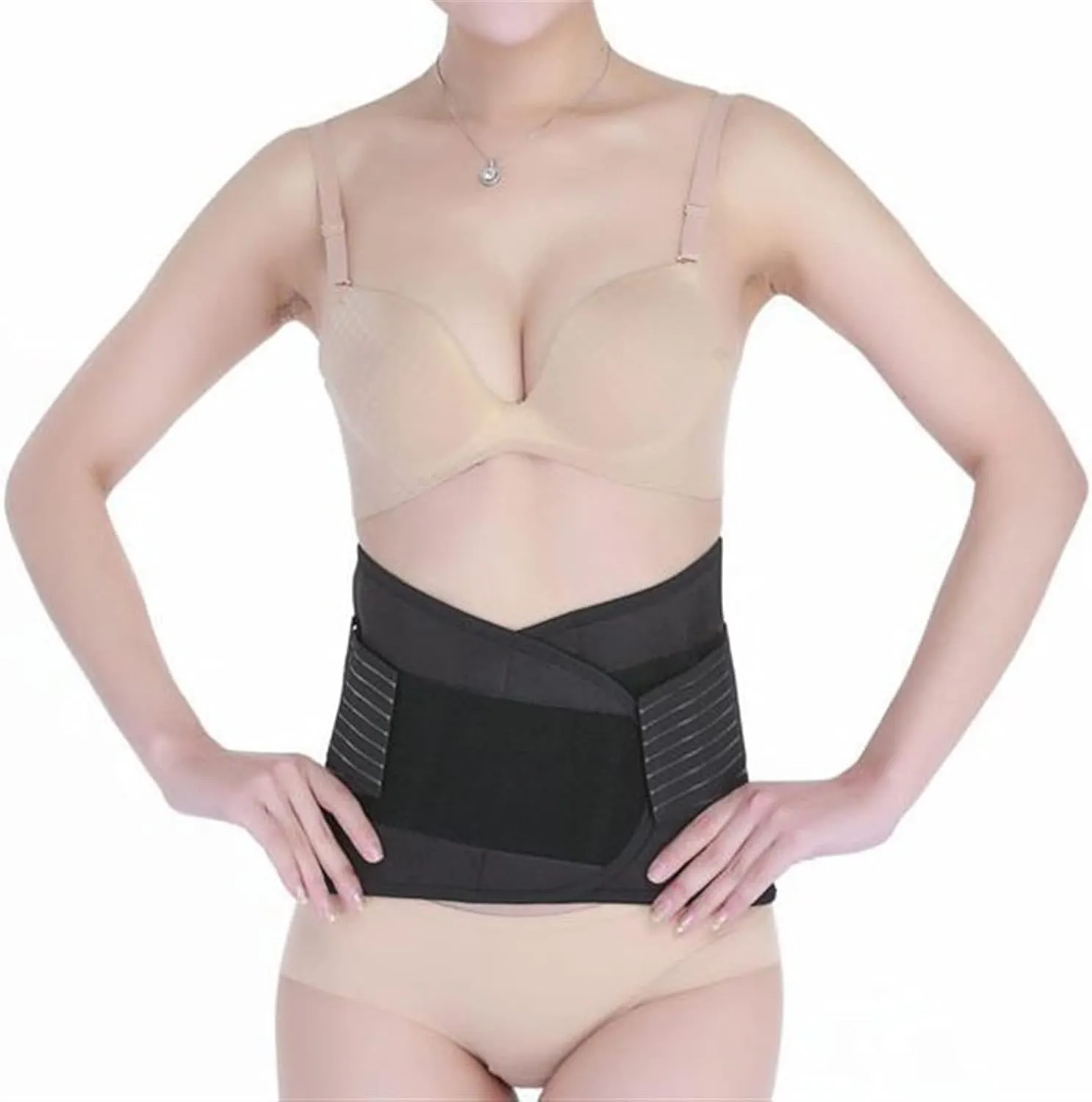 Lumbar Brace Back Support Belt Slimming Shapers Belt Waist Trainer Belt Workout for Men Women Weight Loss Fitness Fat Burner Back Support Corrector