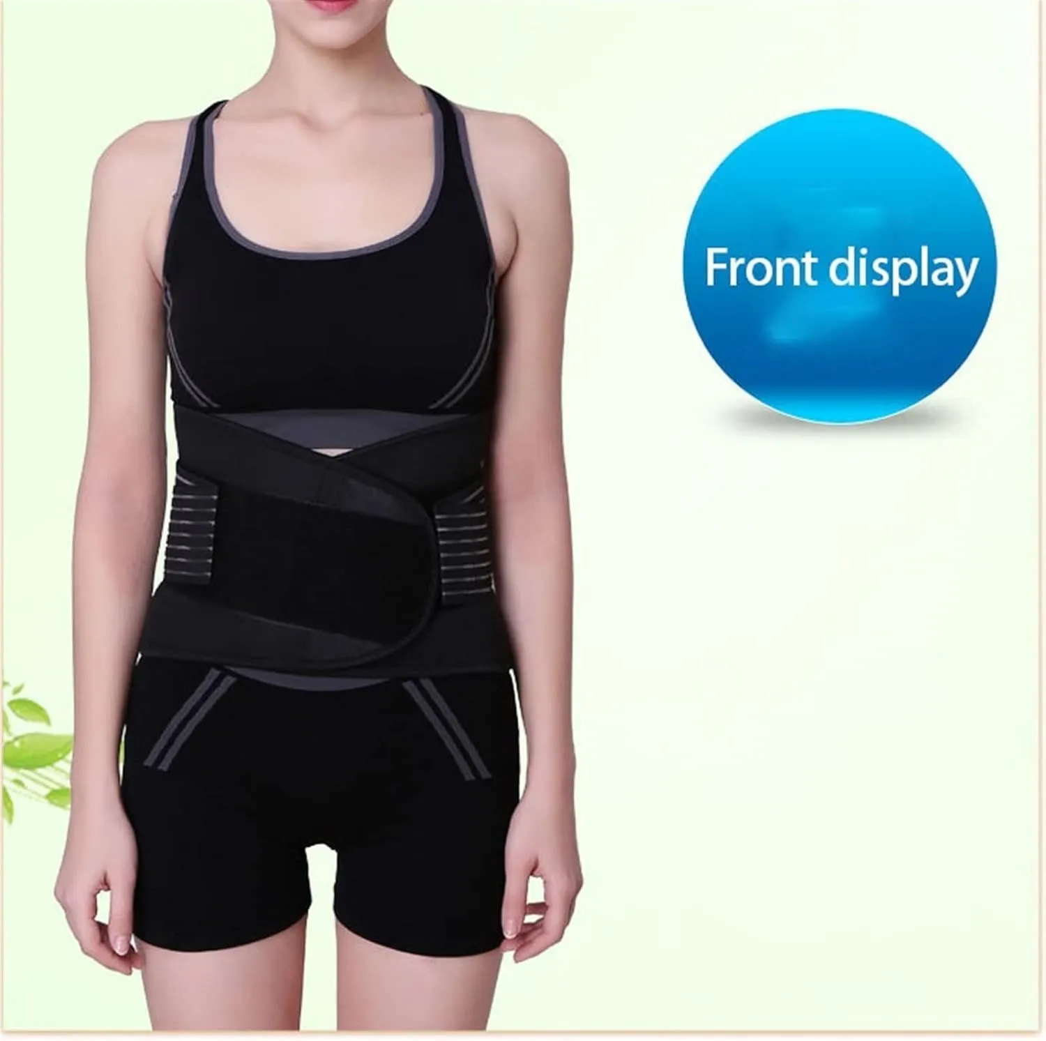 Lumbar Brace Back Support Belt Slimming Shapers Belt Waist Trainer Belt Workout for Men Women Weight Loss Fitness Fat Burner Back Support Corrector