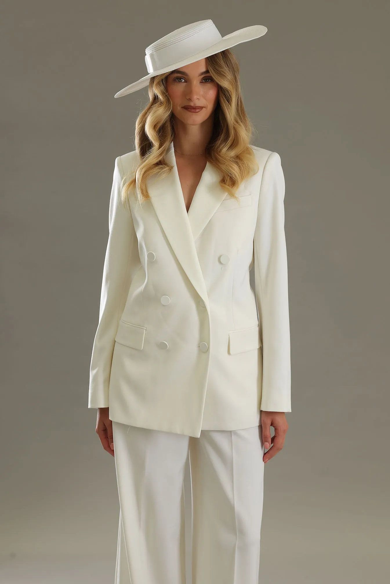 Macy Racewear Boater in White