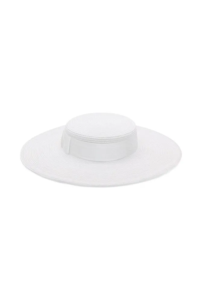 Macy Racewear Boater in White