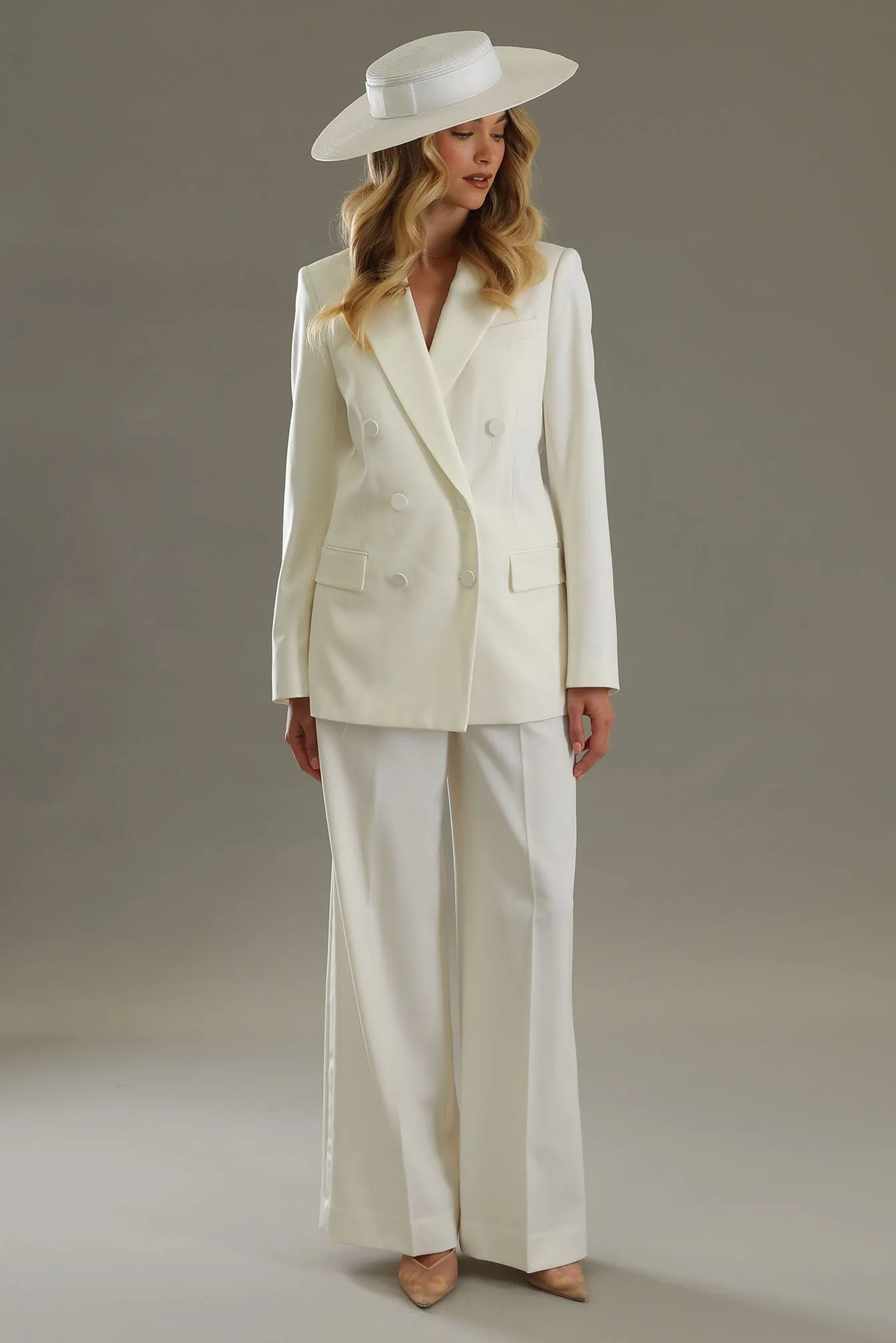 Macy Racewear Boater in White