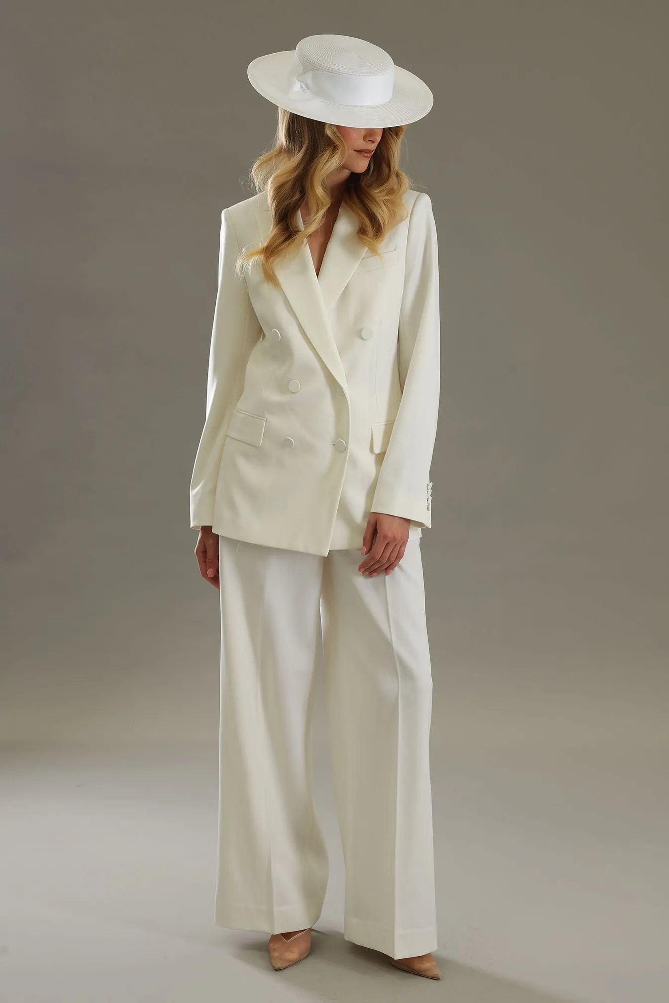 Macy Racewear Boater in White