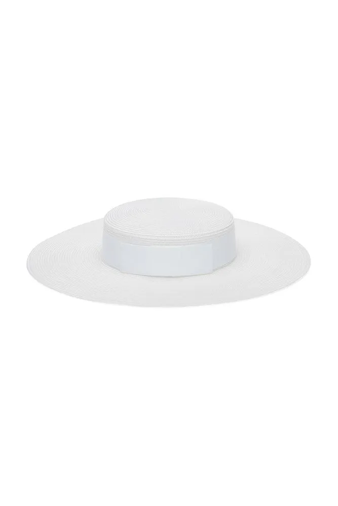 Macy Racewear Boater in White