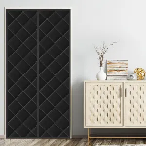 Magnetic Thermal Insulated Door Curtain, Durable and Thickened Oxford Cloth Material, Convenient Access, Automatic Closing, Windproof, Rainproof, Soundproof, Suitable for Doors