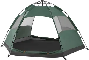 Magshion 2 Person Camping Tent with Carrying Bag Lightweight Weatherproof Backpacking Blue Outdoor Tent for Backpacking Hiking or Beach by Wakeman Outdoors