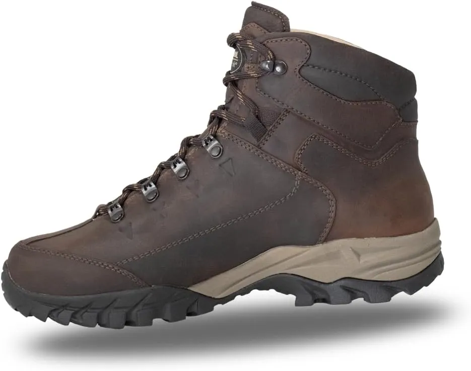 Meindl Men's Comfort-Fit Light Hiker | Gore-Tex Waterproof Hiking Boots | Walking Boots | Wide Toe Box | Made in Italy, Brown
