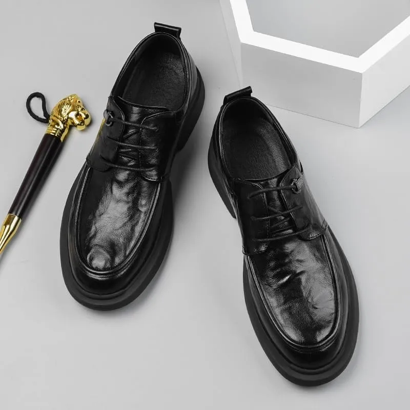 Men Casual Oxford Shoes Formal Business Office Derby Shoes Comfortable Breathable Lightweight Non Slip Shoes(10)