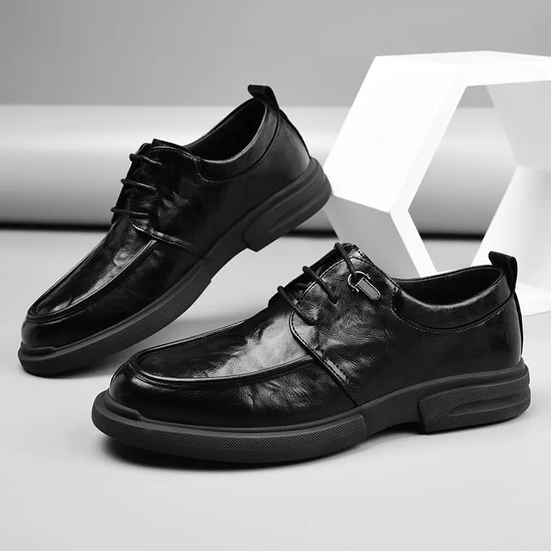 Men Casual Oxford Shoes Formal Business Office Derby Shoes Comfortable Breathable Lightweight Non Slip Shoes(10)