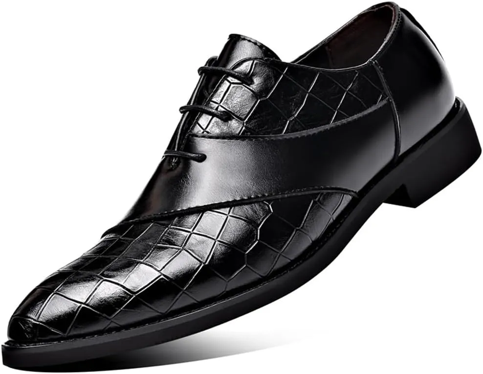 Men's Classic Modern Dress Oxfords Shoes Business Formal Derby