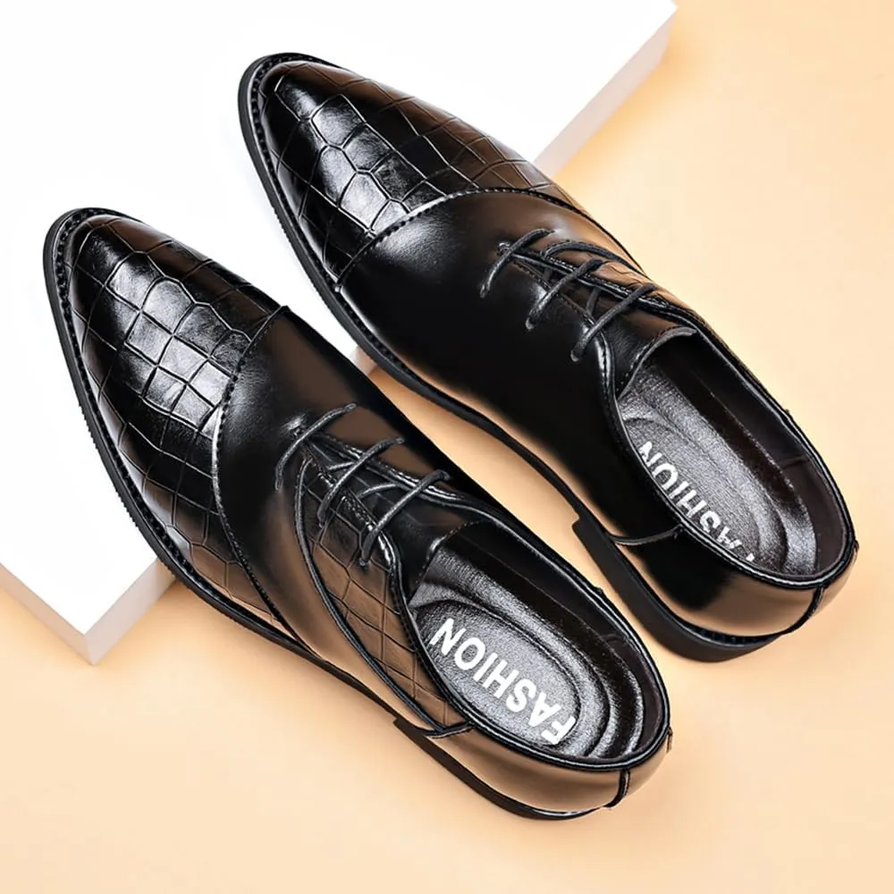 Men's Classic Modern Dress Oxfords Shoes Business Formal Derby