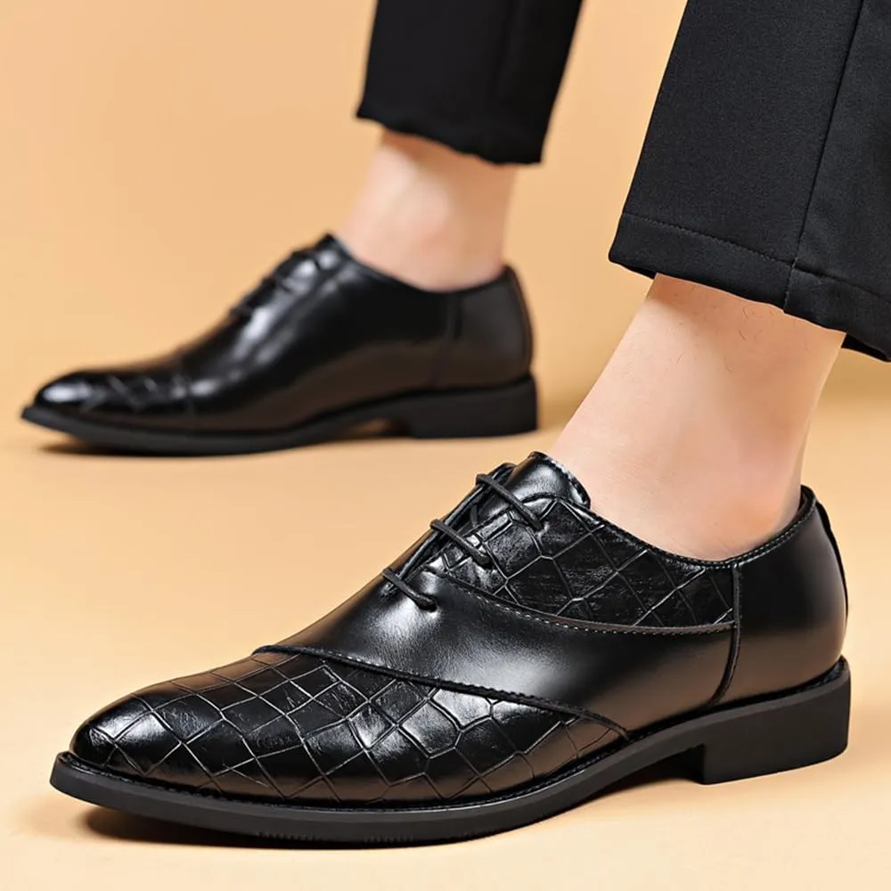 Men's Classic Modern Dress Oxfords Shoes Business Formal Derby
