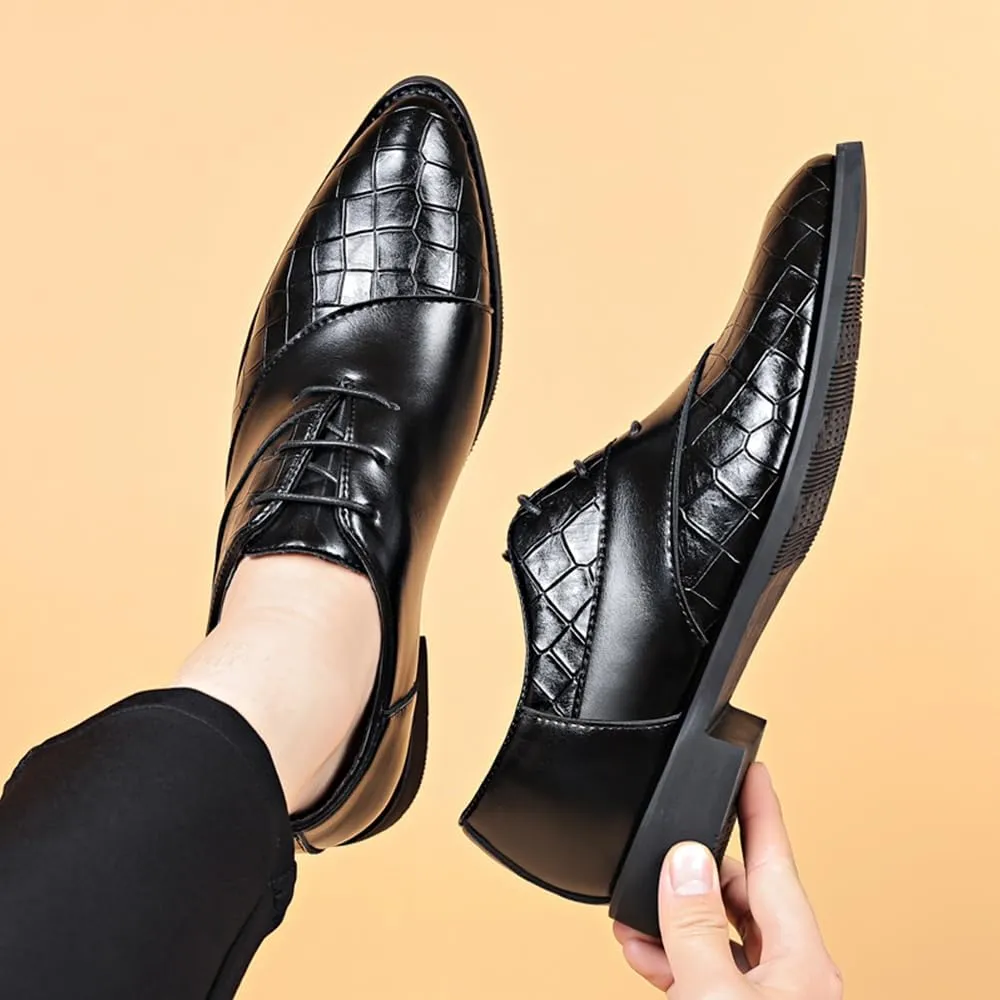 Men's Classic Modern Dress Oxfords Shoes Business Formal Derby
