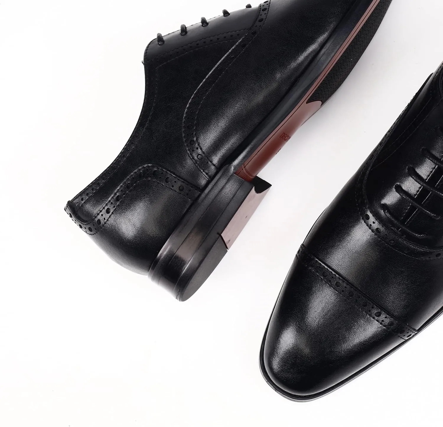 Men's Classic Synthetic Leather Derby Shoes for Business and Casual Wear