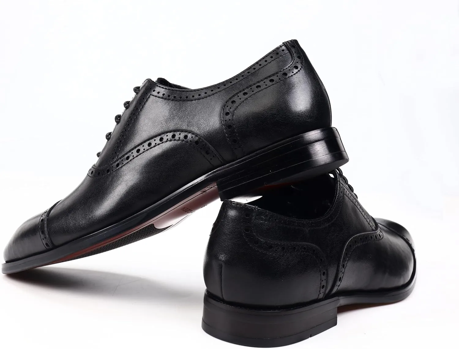 Men's Classic Synthetic Leather Derby Shoes for Business and Casual Wear