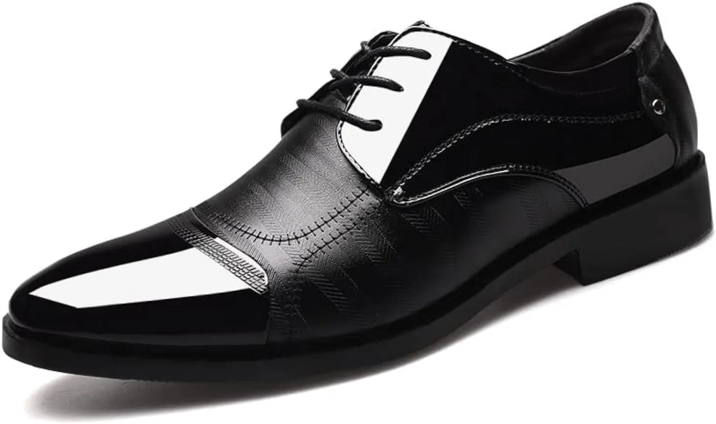 Men's Dress Shoes Business Oxfords Patent Leather Dress Shoes Classic Loafers Formal Derby Shoes